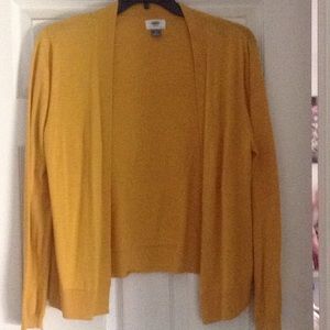 GAP large gold cardigan